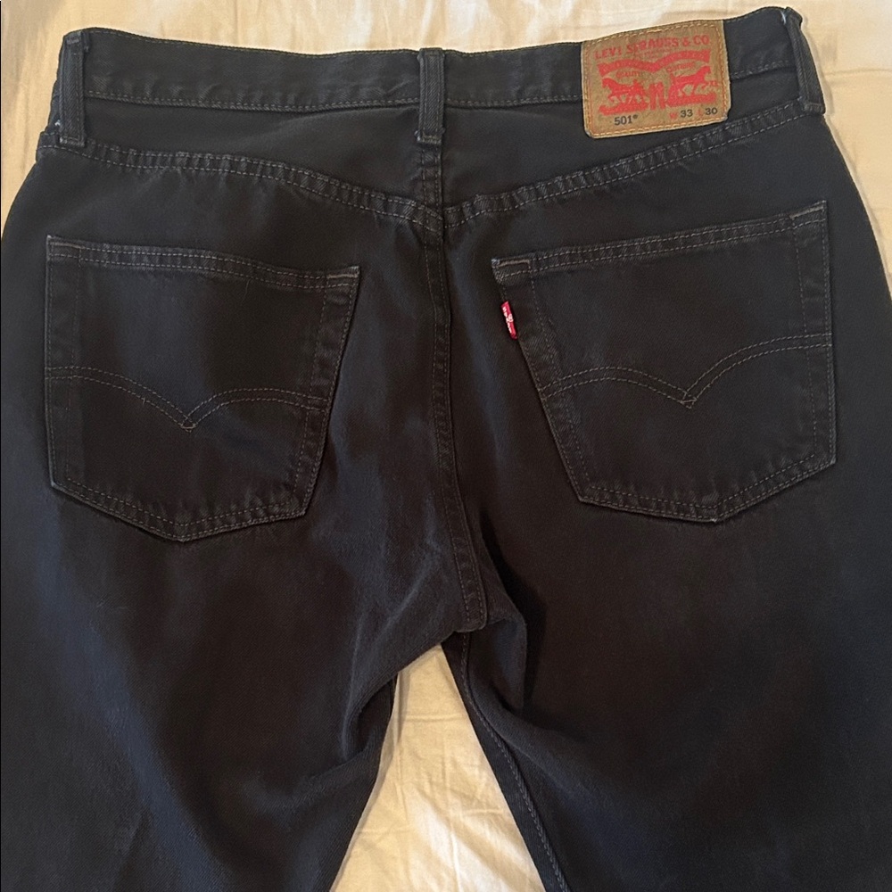 Levi's Men's 501 Charcoal Straight Jeans